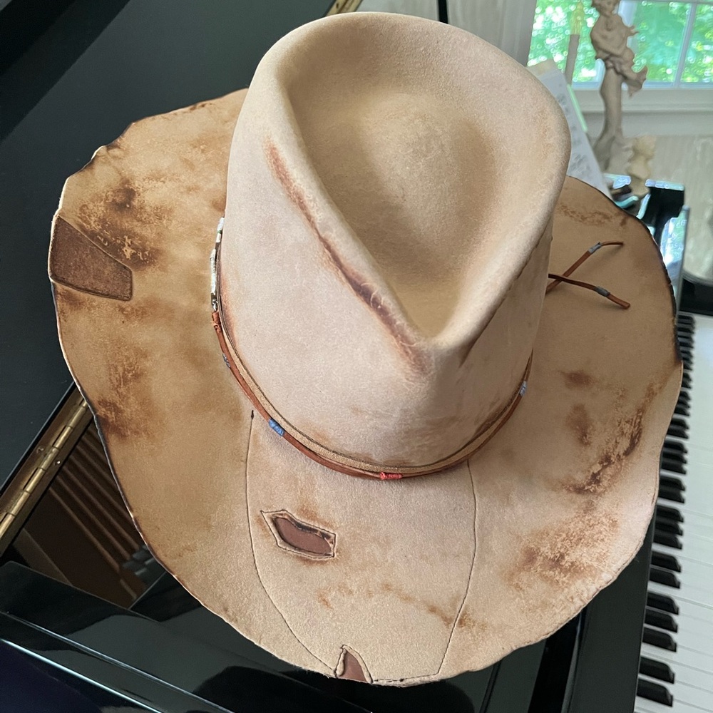 Nick Fouquet’s 100 percent beaver felt hat. 60 7 1/2